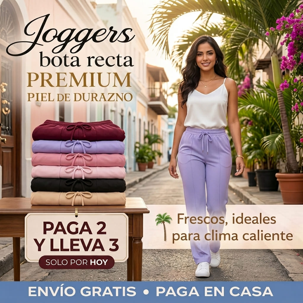 Joggers Bota Recta Premium – Comodidad que se ve, calidad que se siente